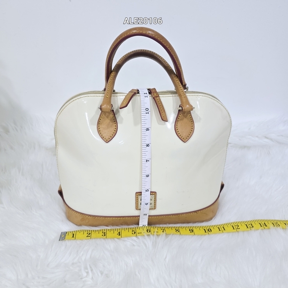 Dooney & Bourke Cream and Tan Satchel - Picture 4 of 12